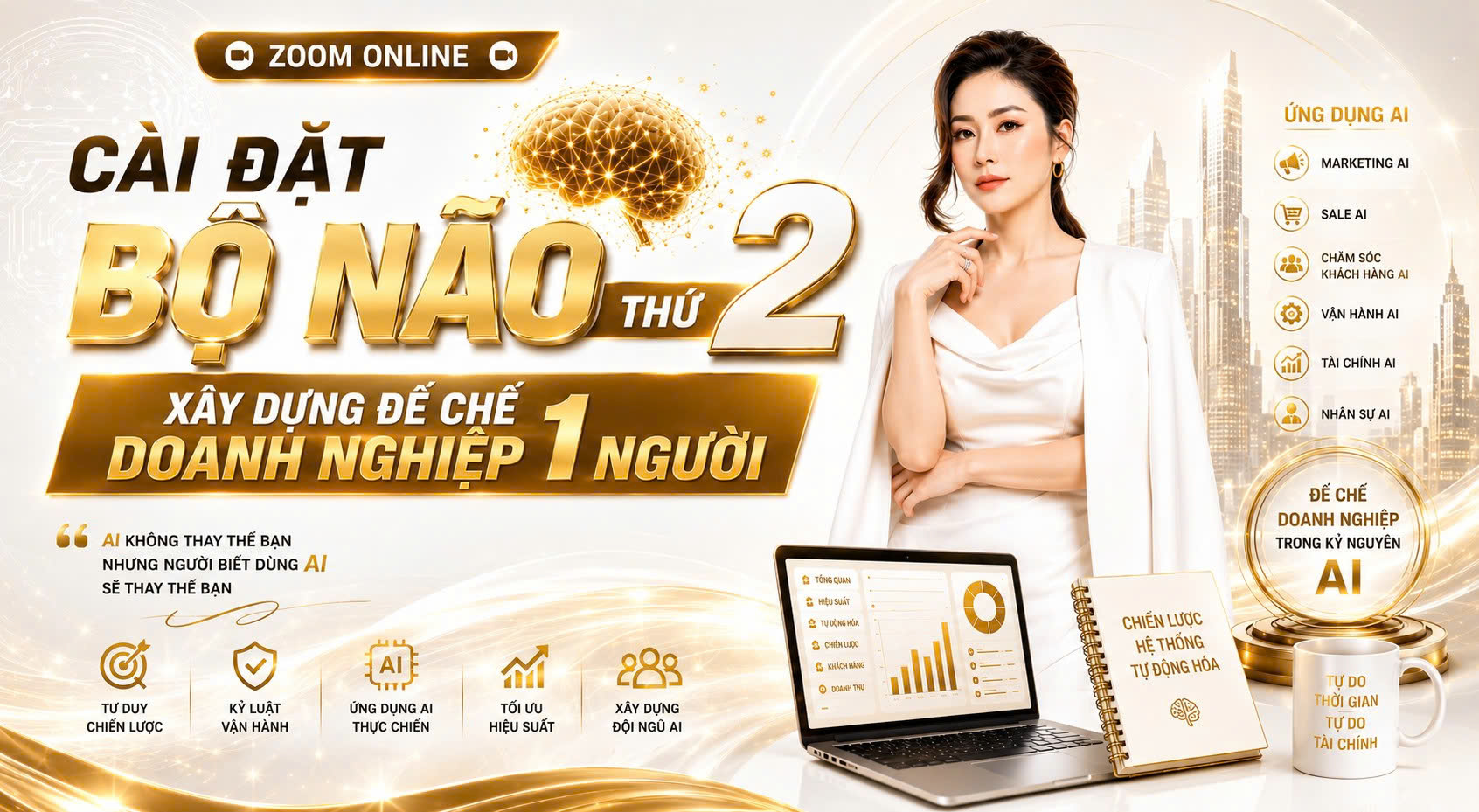 Phạm Mai Phương - Nhà sáng lập HANA Premium Beauty Center, chuyên gia đào tạo AI cho doanh nghiệp